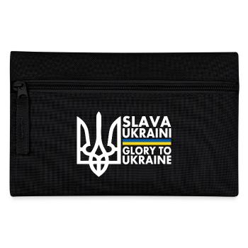 Slava ukraini - Pencil Case - black - Front