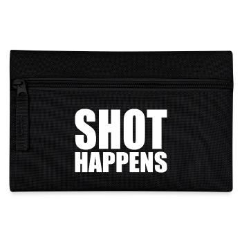 Shot happens - Pencil Case - black - Front