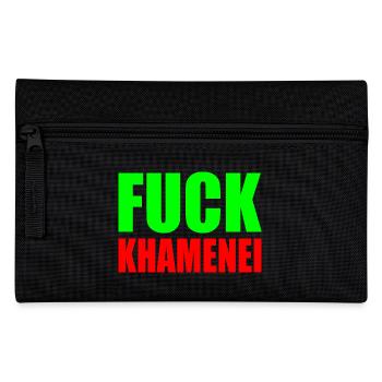 Fuck khamenei Chamenei - iran - Federtasche - Schwarz - Vorne