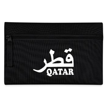 Qatar - Pencil Case - black - Front