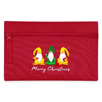 Merry Christmas Merry Xmas - Pencil Case - red - Front