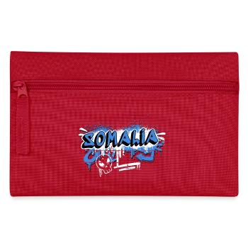 Somalia Graffiti Flaggen Design - Federtasche - Rot - Vorne
