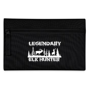 Elk Hunting legendary- Elk Hunter - Pencil Case - black - Front