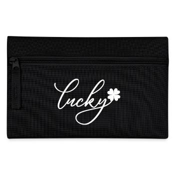 St. Patrick’s Day Gift Shamrock Men, Women, Kids - Pencil Case - black - Front