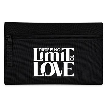 There is no Limit to Love | Polyamor *white* - Federtasche - Schwarz - Vorne