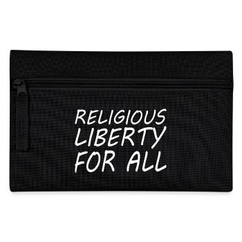 religious liberty for all - Pencil Case - black - Front