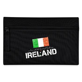 Ireland flag hearts - Federtasche - Schwarz - Vorne