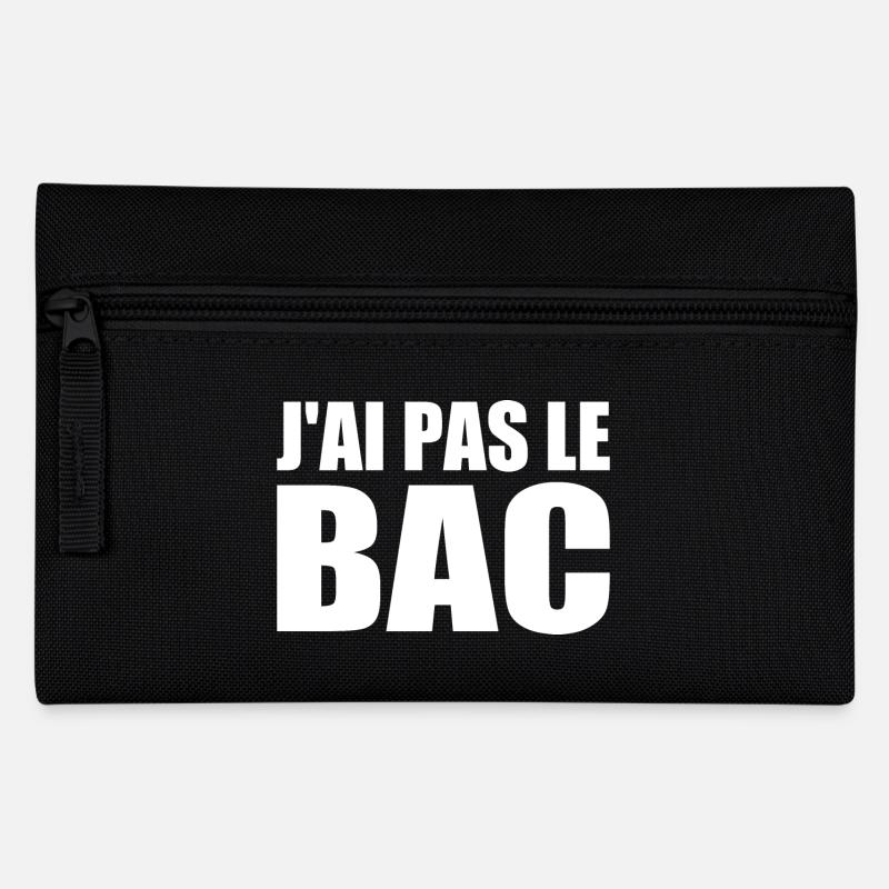 j'ai pas le bac - Trousse - noir