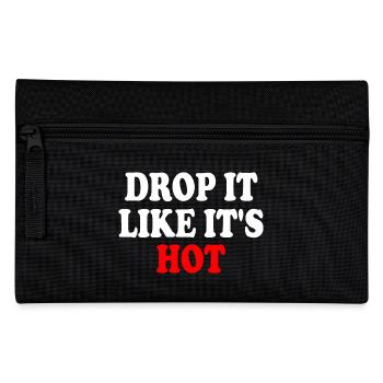 drop it like its hot - Federtasche - Schwarz - Vorne