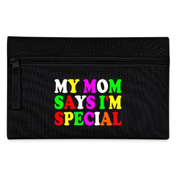 my mom says i'm special - Trousse - noir - Devant