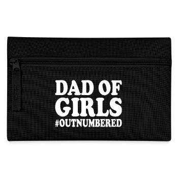 Dad of girls outnumbered - Trousse - noir - Devant