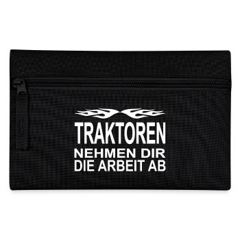 Traktor - Federtasche - Schwarz - Vorne