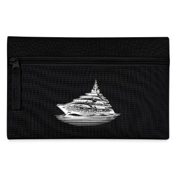 Yacht à moteur de luxe en haute mer - Trousse - noir - Devant