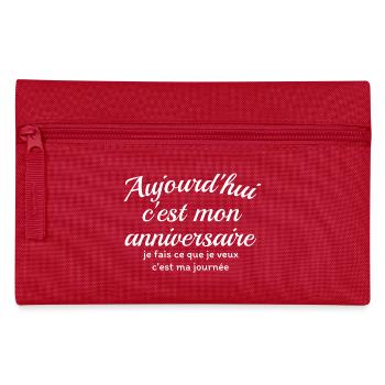 AutoExpress Geburtstag T-Shirt - Federtasche - Rot - Vorne