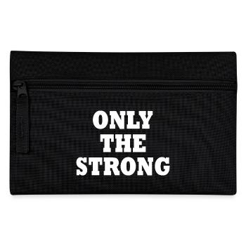 only the strong - Federtasche - Schwarz - Vorne
