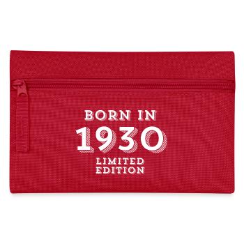 94 years, date of birth, year of birth - Pencil Case - red - Front