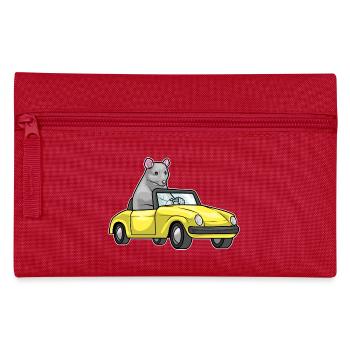 Rat Car - Pencil Case - red - Front