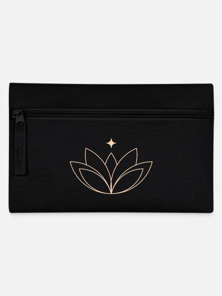 Lotus - Federtasche - Schwarz