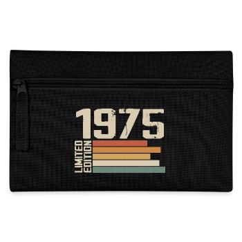 1975 Vintage - Retro 1975 Geburtstagsgeschenk 1975 - Federtasche - Schwarz - Vorne