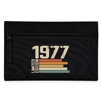 1977 Vintage - Retro 1977 Birthday Gift 1977 - Pencil Case - black - Front