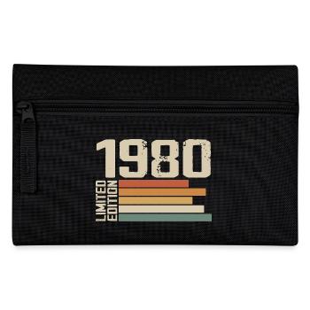 1980 Vintage - Retro 1980 Cadeau Anniversaire 1980 - Trousse - noir - Devant