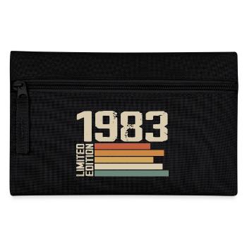1983 Vintage - Retro 1983 Geburtstagsgeschenk 1983 - Federtasche - Schwarz - Vorne