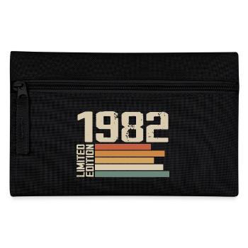 1982 Vintage - Retro 1982 Geburtstagsgeschenk 1982 - Federtasche - Schwarz - Vorne