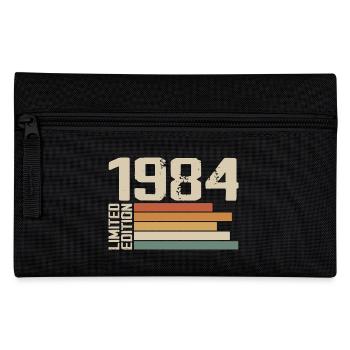 1984 Vintage - Retro 1984 Geburtstagsgeschenk 1984 - Federtasche - Schwarz - Vorne
