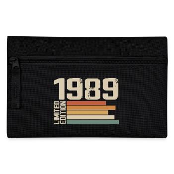 1989 Vintage - Retro 1989 Geburtstagsgeschenk 1989 - Federtasche - Schwarz - Vorne