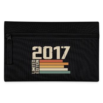 2017 Jahrgang - Retro 2017 Geburtstagsgeschenk 2017 - Federtasche - Schwarz - Vorne
