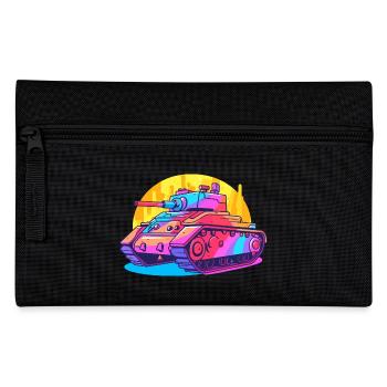 Colorful Tank - Art Tank - Pencil Case - black - Front