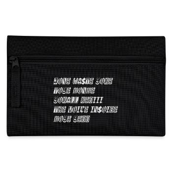 JONE WASTE YORE TOYE MONME YORALL REDIII THE VOICE - Federtasche - Schwarz - Vorne