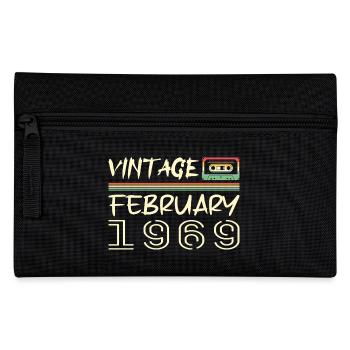 février 1969 meilleur cadeau février 1969 february - Trousse - noir - Devant