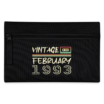 Februar 1993 Bestes Geschenk Februar 1993 Februar - Federtasche - Schwarz - Vorne