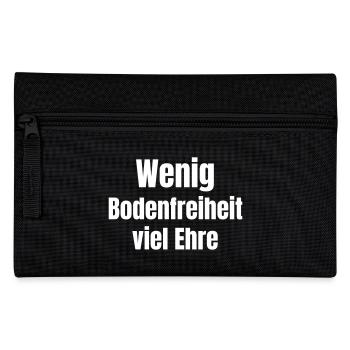 Little ground clearance, a lot of honour - Pencil Case - black - Front