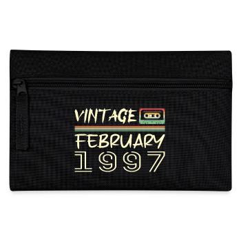 Februar 1997 Bestes Geschenk Februar 1997 Februar - Federtasche - Schwarz - Vorne