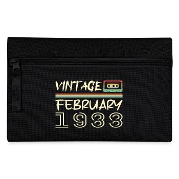 Februar 1988 Bestes Geschenk Februar 1988 Februar - Federtasche - Schwarz - Vorne