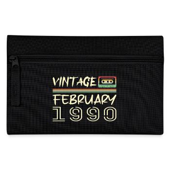 Februar 1990 Bestes Geschenk Februar 1990 Februar - Federtasche - Schwarz - Vorne