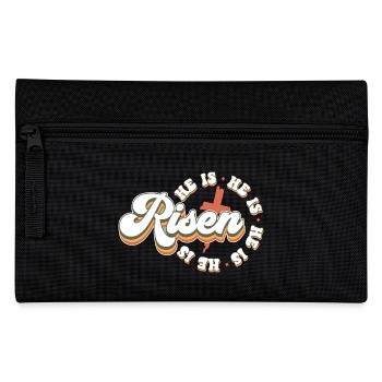 He is Risen - Federtasche - Schwarz - Vorne