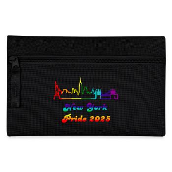 Pride 2025 NY - Federtasche - Schwarz - Vorne