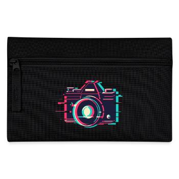 VHS Störung Kamera - Retro Digital Fotografie - Federtasche - Schwarz - Vorne