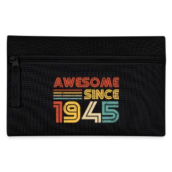 Genial seit 1945 - Vintage Geburtstag Jahr Retro - Federtasche - Schwarz - Vorne