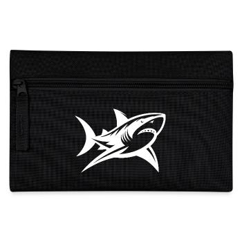 Le requin des profondeurs rencontre le tatouage Sharp et élégant - Trousse - noir - Devant