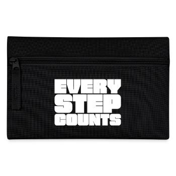 Every step counts - Pencil Case - black - Front