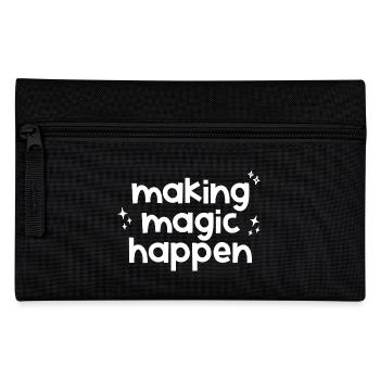 Making Magic Happen Inspirierendes Zitat für - Federtasche - Schwarz - Vorne