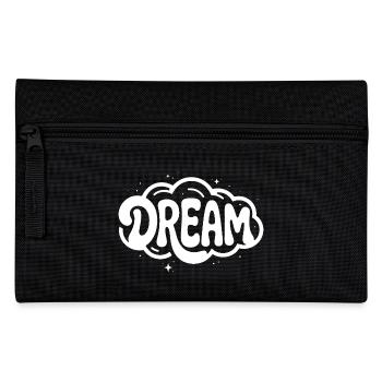 Dream - Cooles verträumtes Logo - Federtasche - Schwarz - Vorne