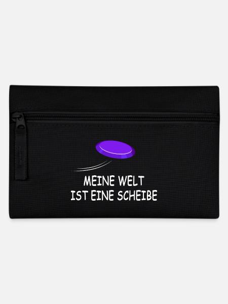 discgolfer frisbeescheibe ultimate-frisbee frisbee - Federtasche - Schwarz