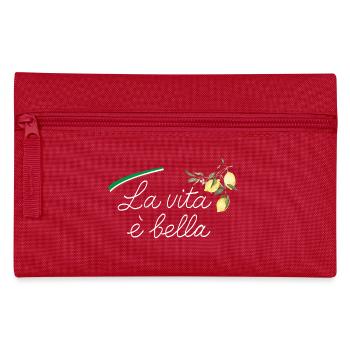 La vita e bella - Federtasche - Rot - Vorne