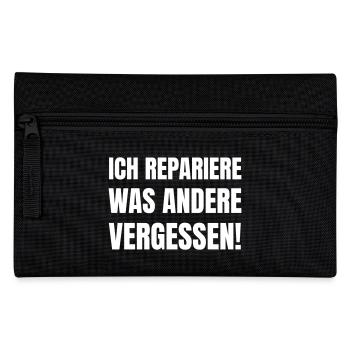 Je répare ce que les autres oublient ! - Trousse - noir - Devant