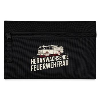 Adolescent Firefighter – Gift Idea - Pencil Case - black - Front